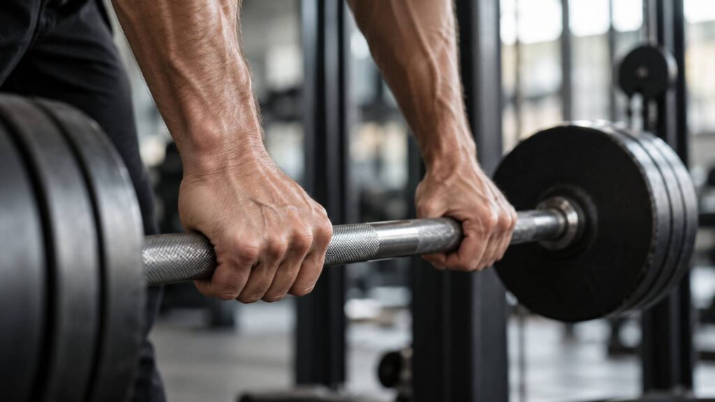Illustration de détail sur le sujet : Pull over : muscles travaillés, haltère ou barre, exécution